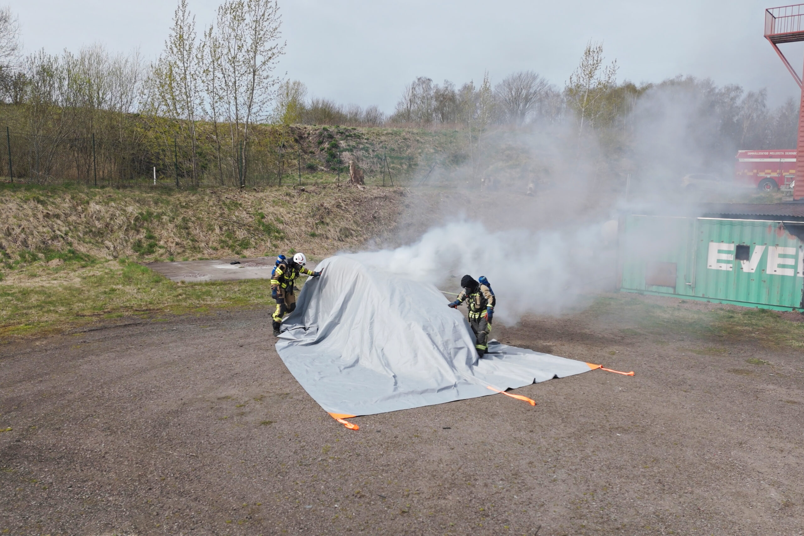 Y Pro 1 6x8m – couverture anti-feu véhicules usage unique